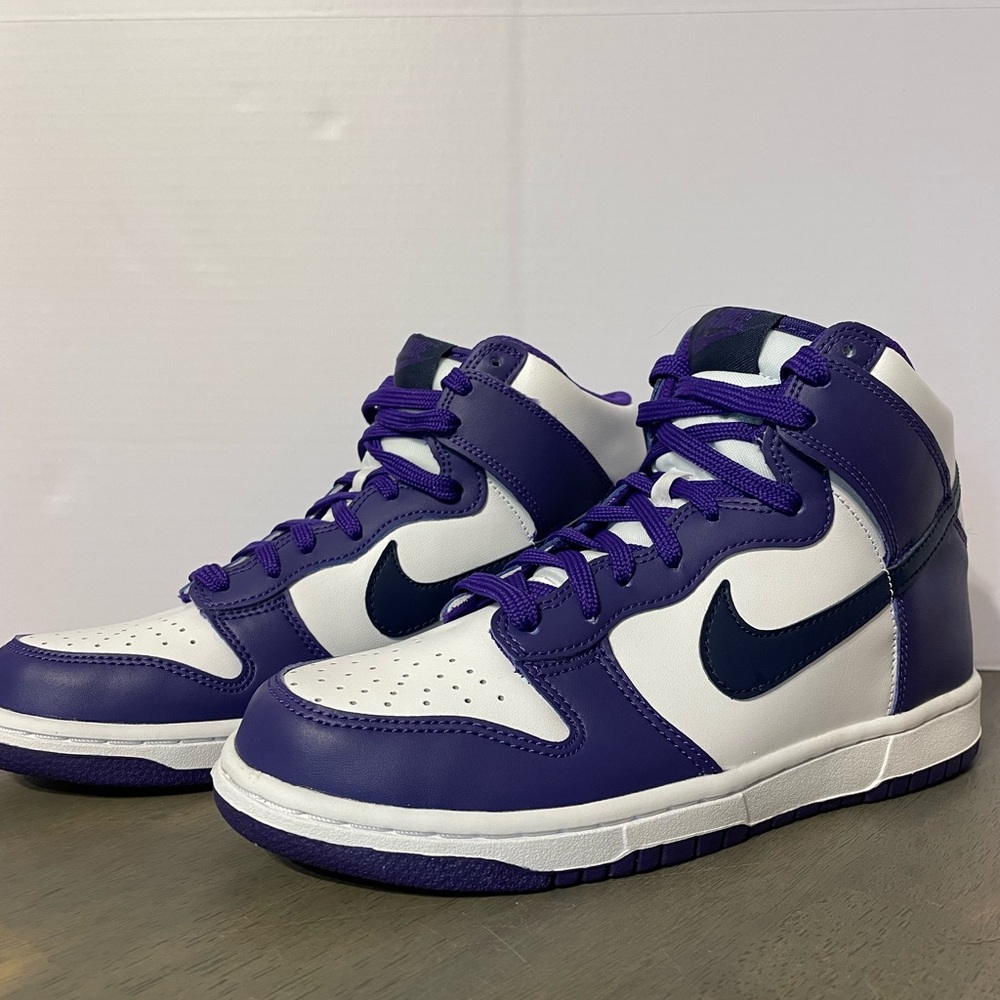 Nike Dunk High Purple (GS) Size 6.5Y / 8 women’s - Picture 2 of 8